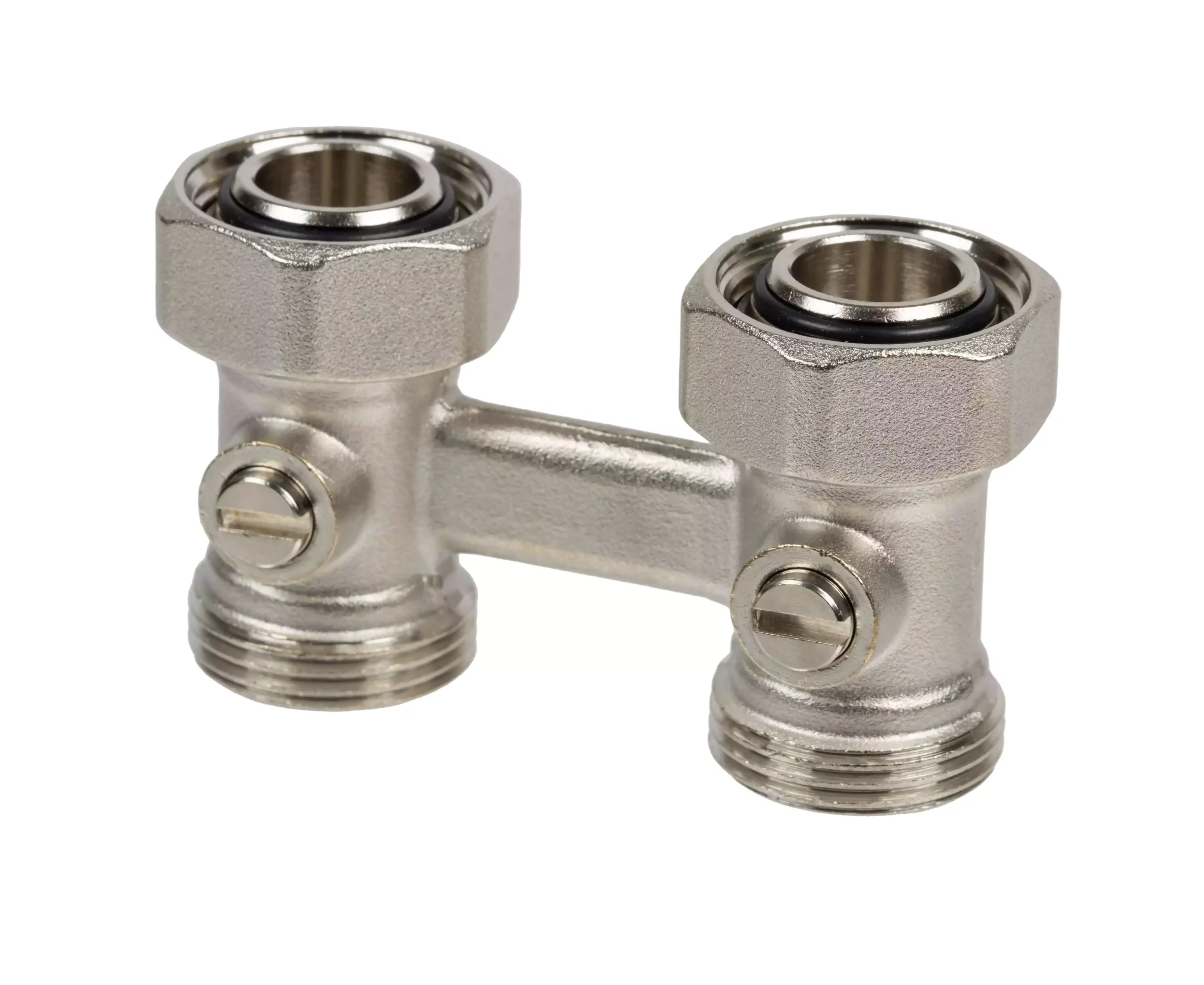 Узел нижнего подключения радиатора USYSTEMS G3/4″НР ЕК-G3/4″НГ ЕК + ниппели 3/4-1/2