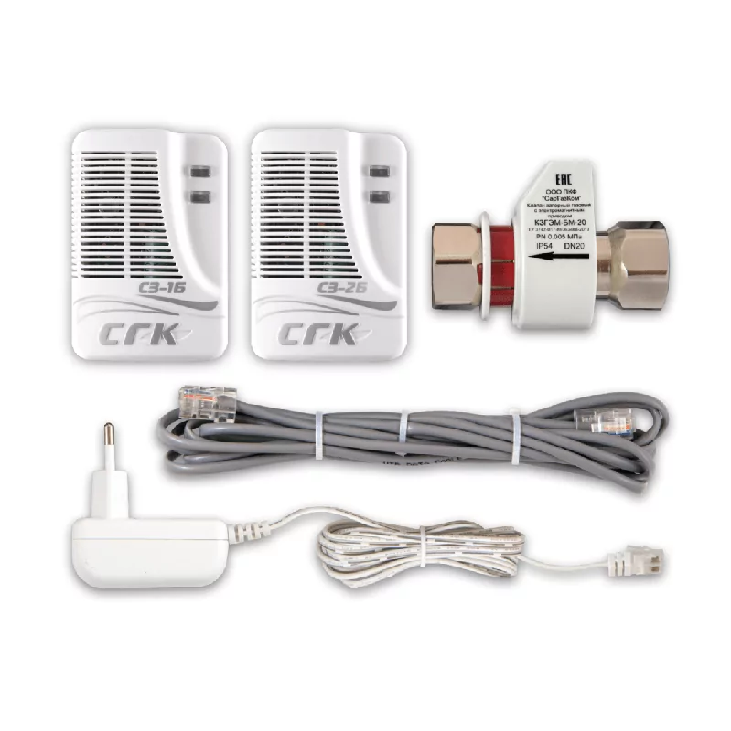 Система автономного контроля загазованности бытовой ДУ 25 энергонезависимый(природный газ)