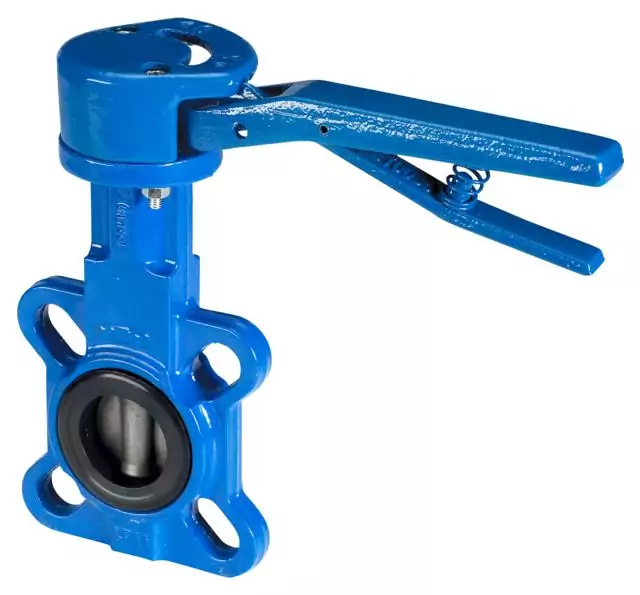 Дисковый затвор VFY-WH (SYLAX) Ду50 с рукояткой