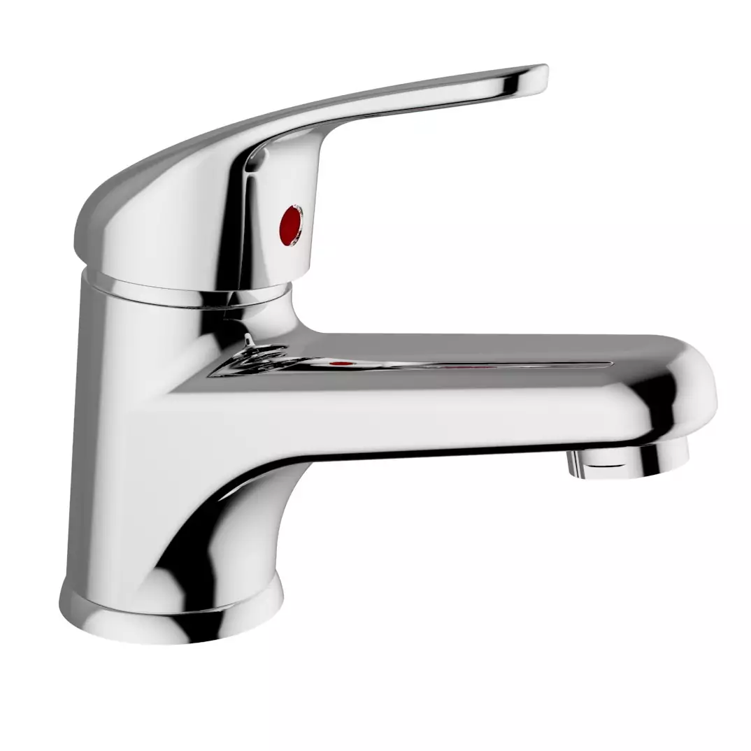 Zipponi ARA Смеситель для умывальника 1-рычаж.с донным клапаном,хром