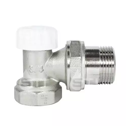 Клапан запорный угловой 3/4″ STI
