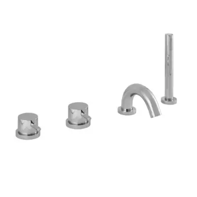 Zipponi DALI Смеситель встраиваемый на борт ванны (4 отверстия),хром