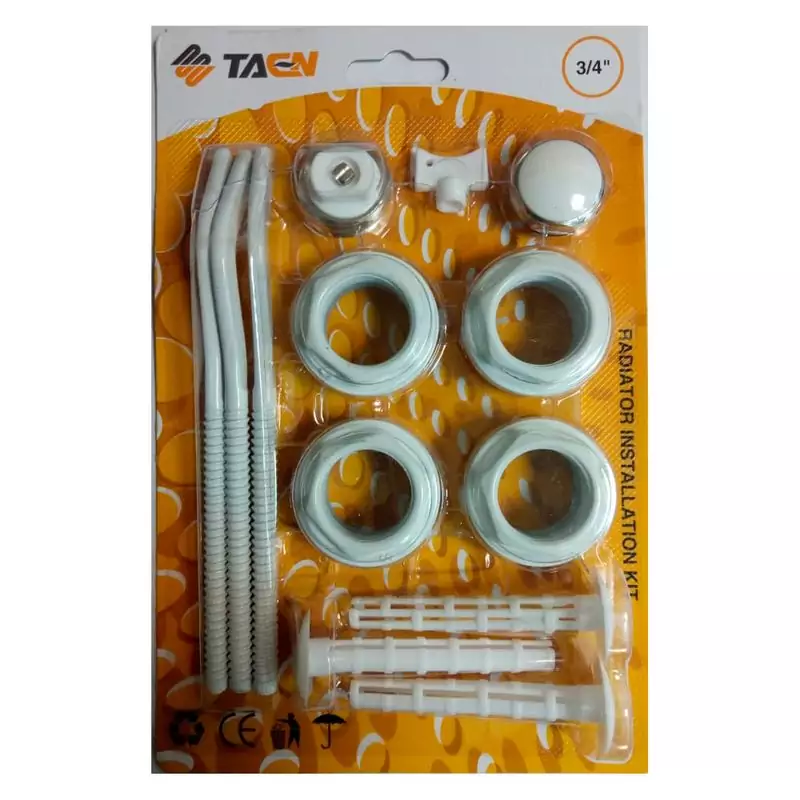 Комплект радиаторный 3/4″ с 3-мя кронштейнами