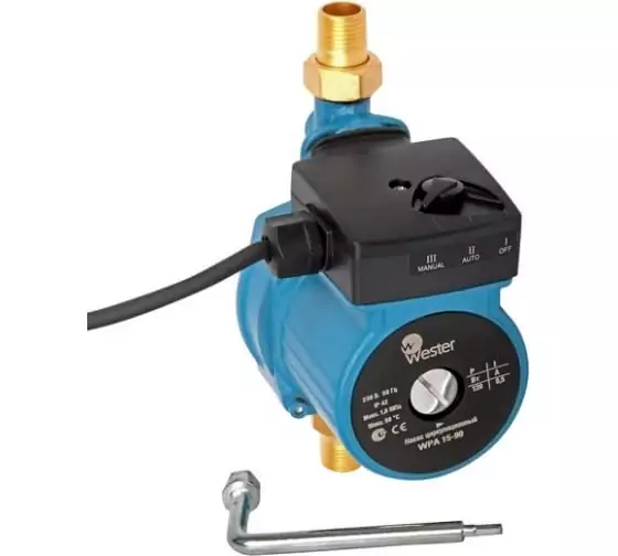 Насос повысительный  Wester WPA 15-90 с гайками