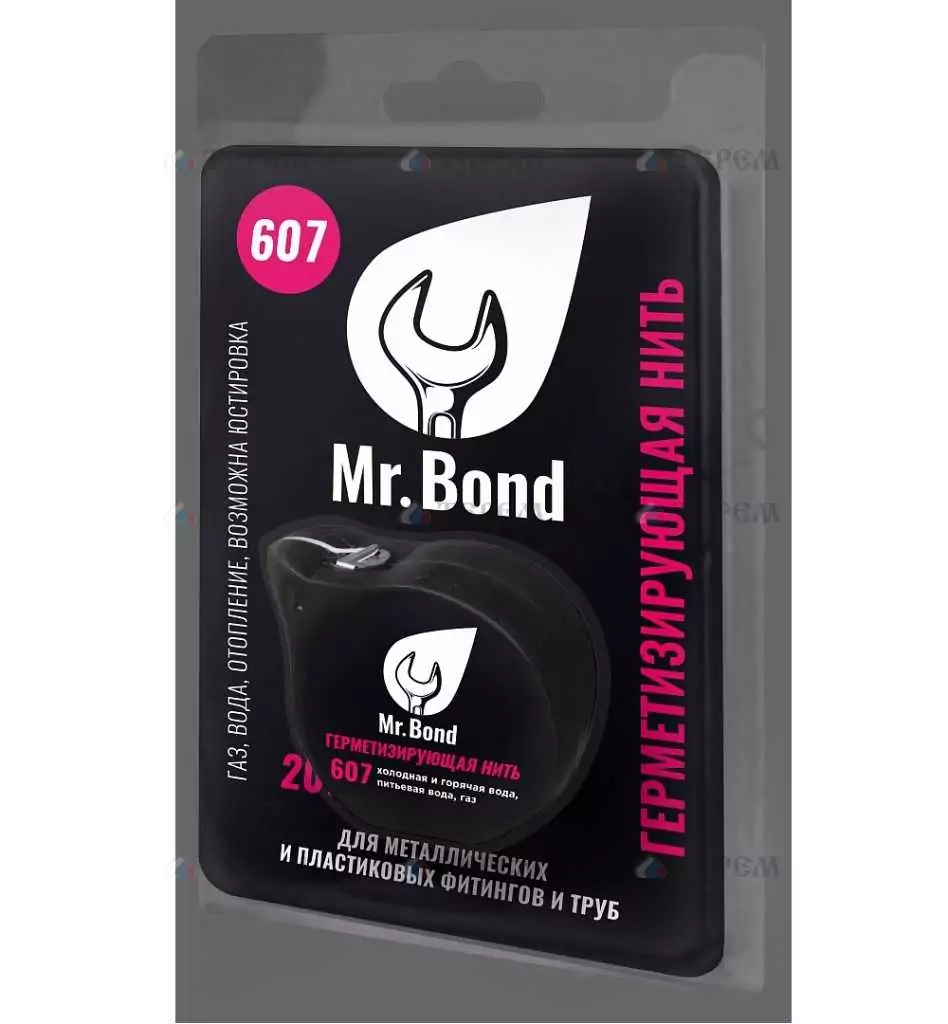 Нить для герметизации резьбы Mr.Bond 607, 20 м