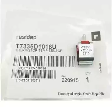 Датчик накладной  NTC  Kentatsu Honeywell/Resideo  T7335 D1016,39810220