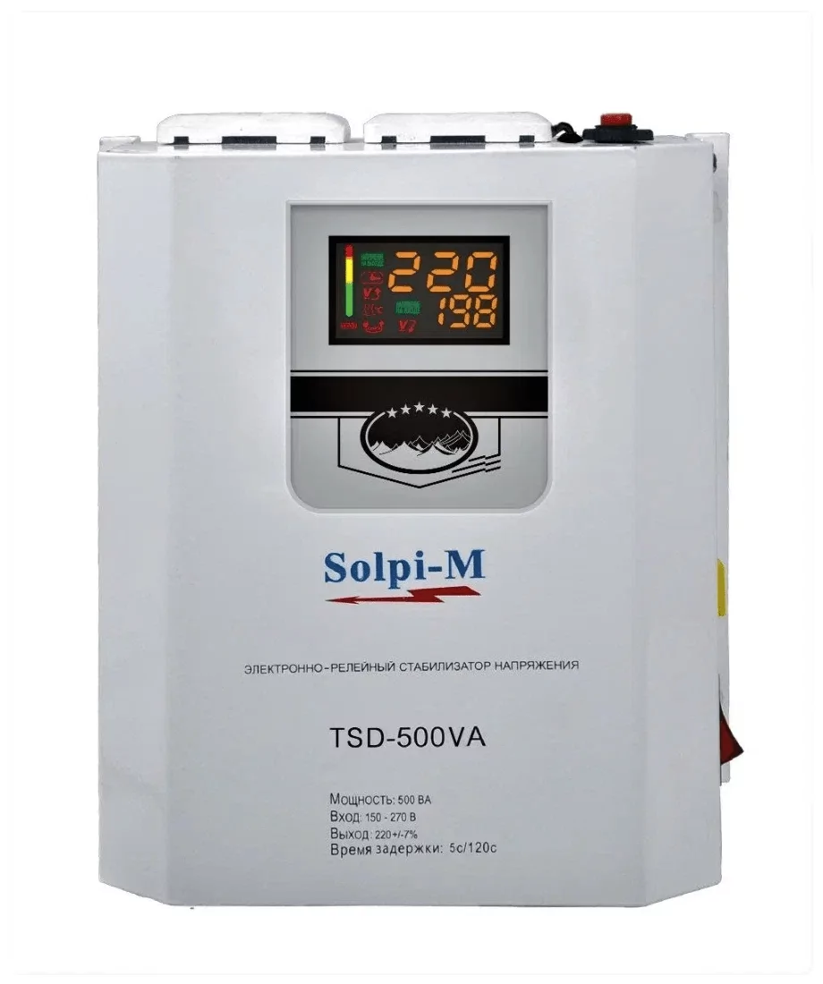 Стабилизатор напряжения Solpi-M TSD-500VA