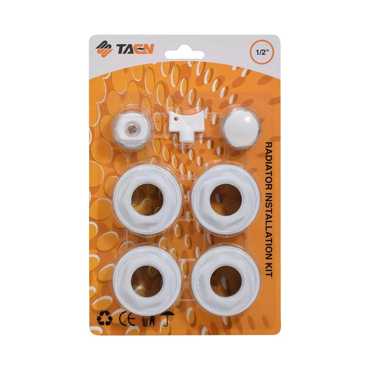 Комплект радиаторный в блистере  TAEN 1х1\2 без кронштейнов