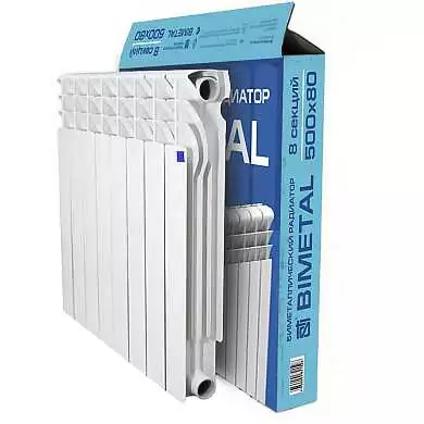 Биметаллический радиатор STI 500/80 8 сек.