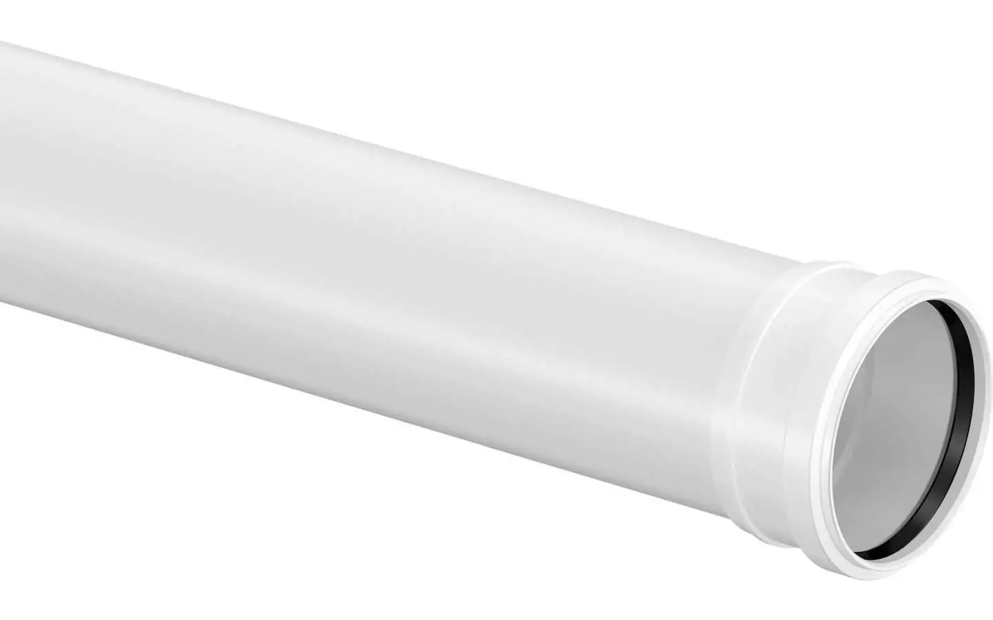 ТРУБА КАНАЛИЗАЦИОННАЯ РАСТРУБНАЯ Д.110ММ 0,25М ПП БЕЛАЯ ’10А  UPONOR DECIBEL