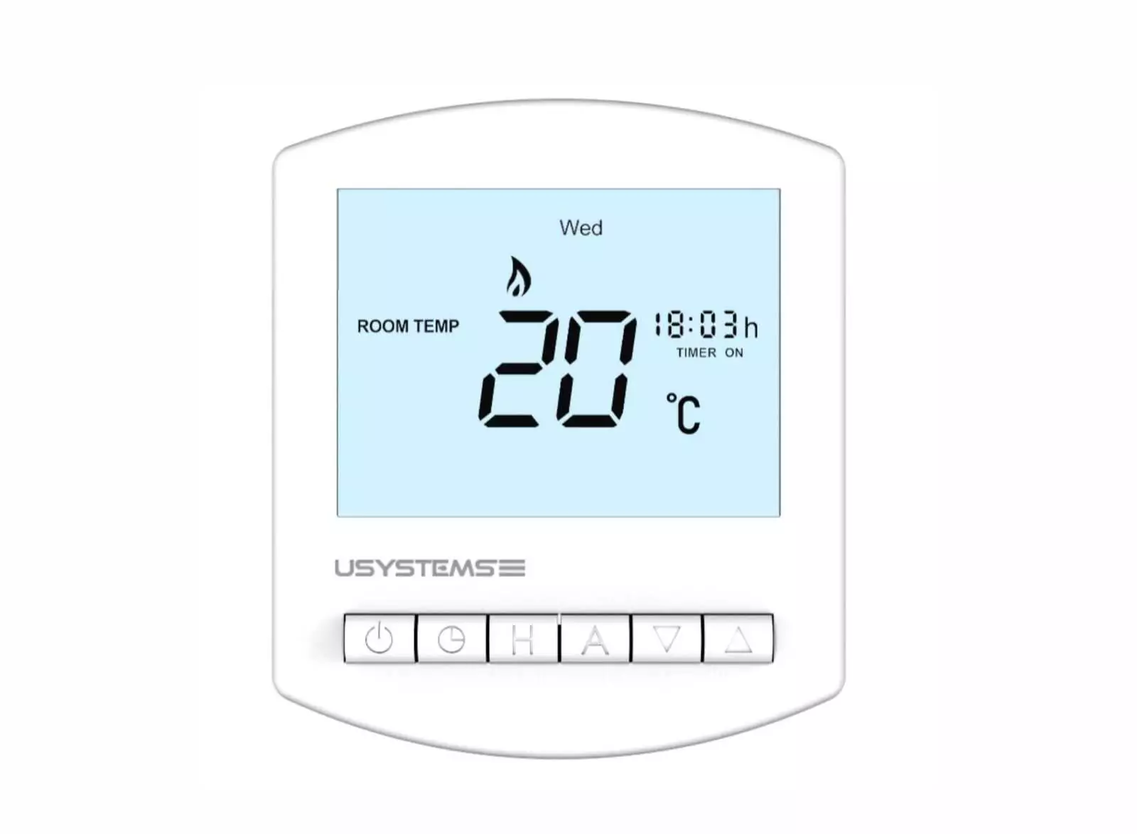 Цифровой термостат USYSTEMS Slimline-E с датчиком пола, 230В