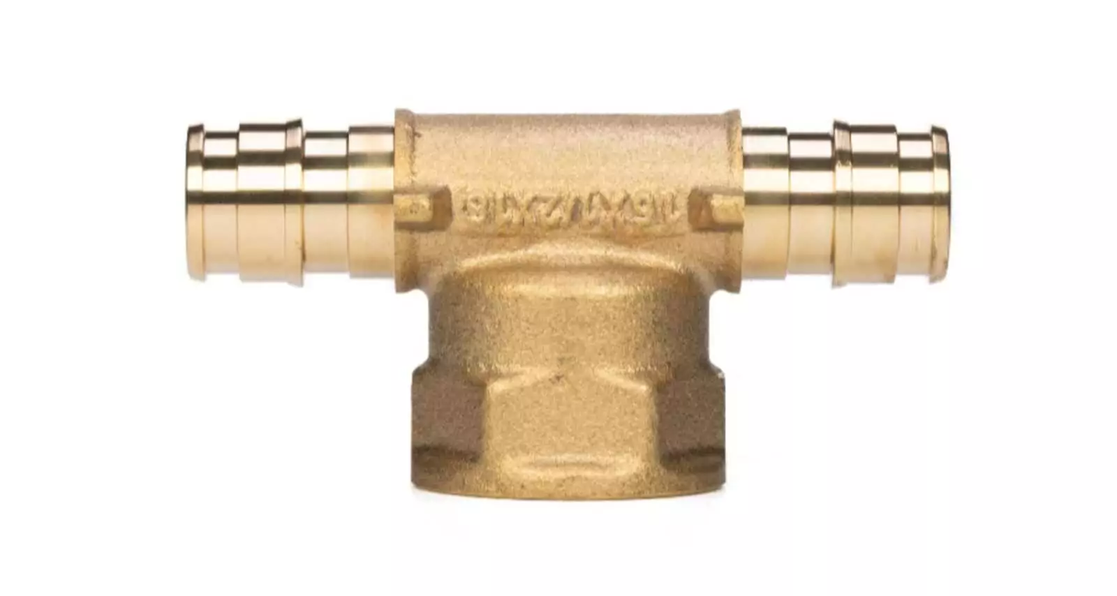 Тройник USYSTEMS с внутренней резьбой 16 мм-Rp1/2″ВР-16 мм, латунь