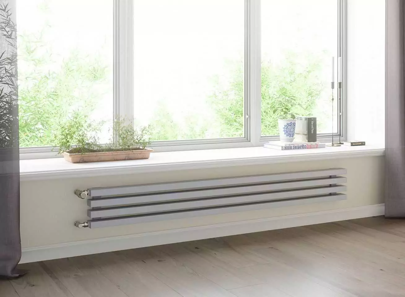 Радиатор GUARDO RETTA 6P трубчатый, 180 мм, прямоугольный профиль, горизонтальный | цена по запросу |