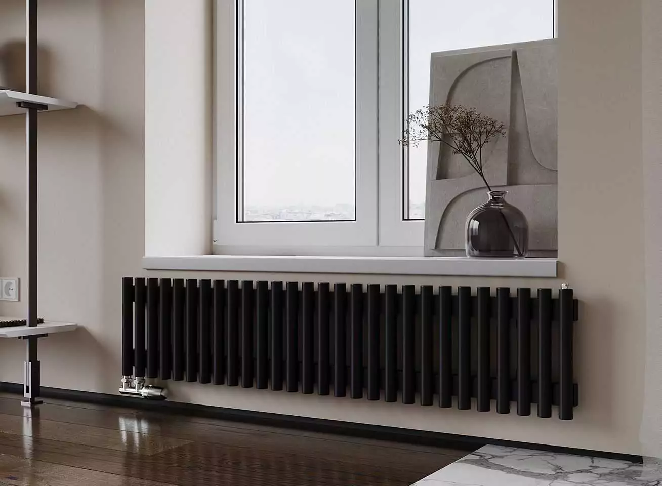 Радиатор GUARDO TORRE 3D трубчатый, 300-400 мм, круглый профиль 32 мм, вертикальный | цена по запросу |