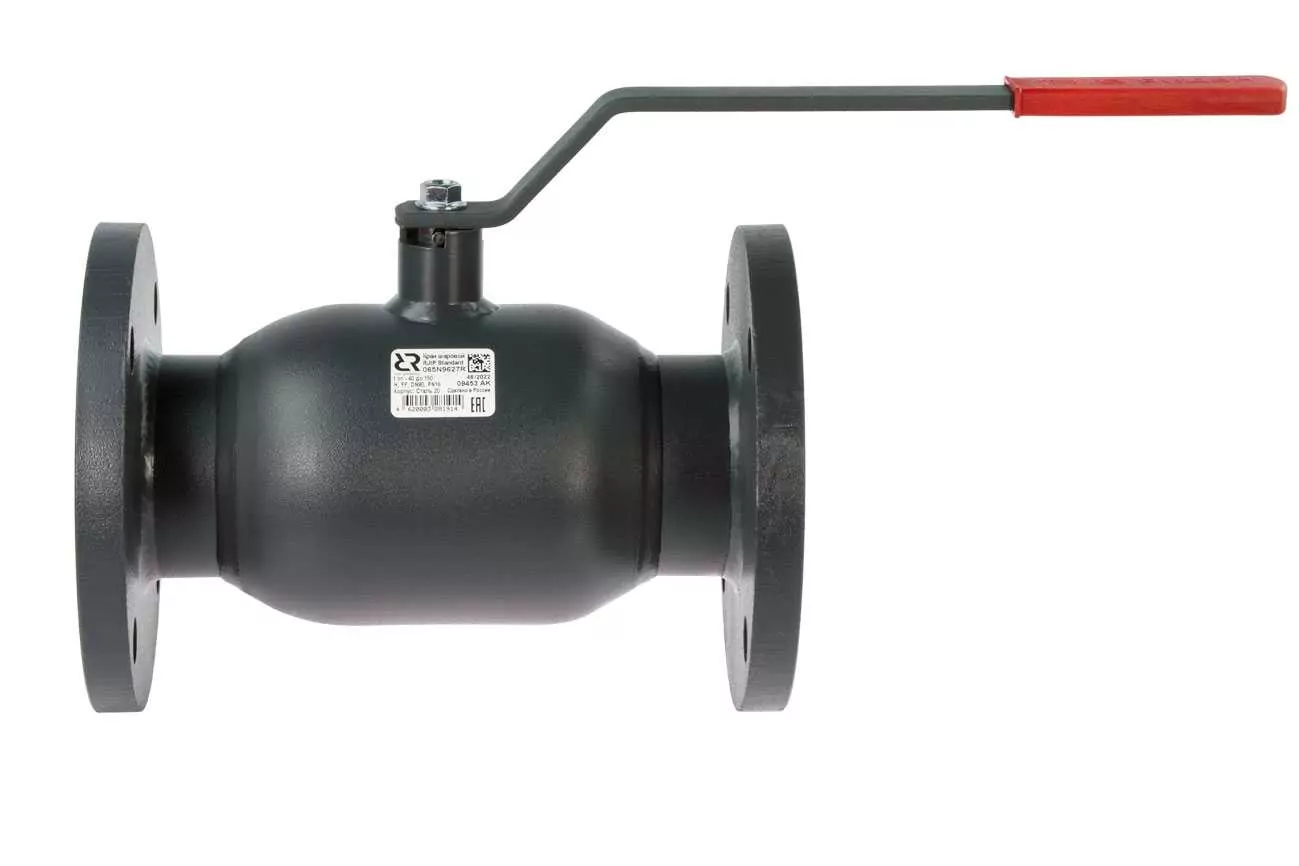 РИДАН Кран шаровой фланцевый RJiP Standard, FF, DN100, PN16, с/п