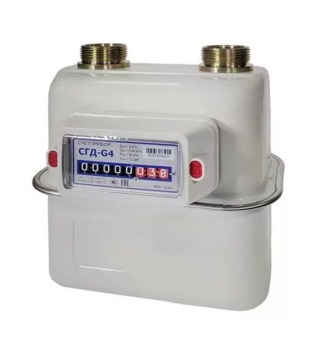 Счетчик газа бытовой СЧЕТПРИБОР СГД G4 (правый)