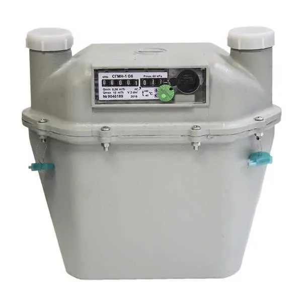 Счетчик газа бытовой СГМН-1-2-1 G6 левый