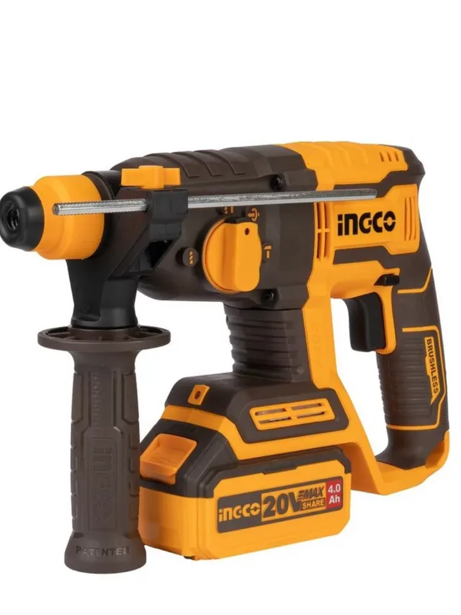 Перфоратор INGCO SUPER INDUSTRIAL с АКБ 4Ач и ЗУ, в кейсе