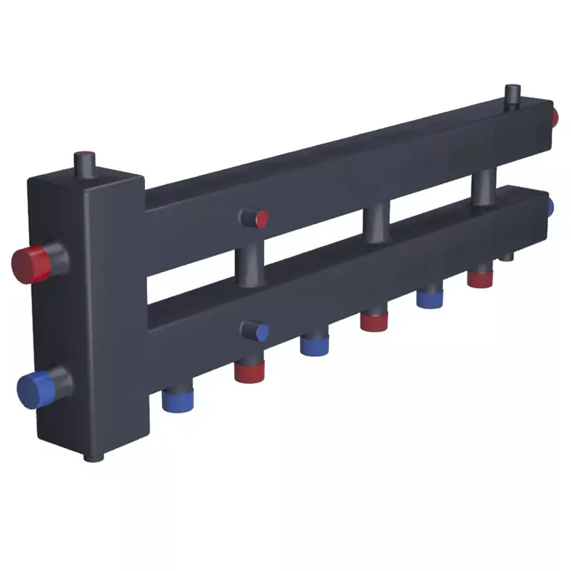 Разделитель гидравлический RISPA ГРУ+КМГ, 4 выхода, 60 квт